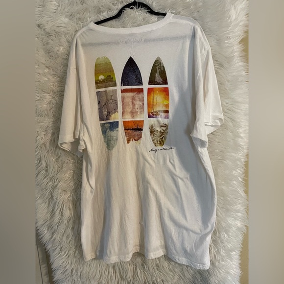 Margaritaville NWT Mens Short Sleeve White Short Sleeve T-Shirt. Size XXXL - Picture 3 of 8